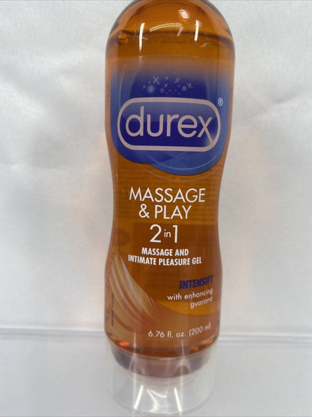 Durex Massage & Play Intensify 2-In-1 Gel Personal Lubricant 8/21+ COMBINE SHIP