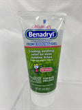 Benadryl Anti-Itch Camphor Cooling Gel for Kids 3oz Insect Bites Poison Ivy 2/22