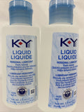 (2) KY Liquid Personal Lubricant SEALED K-Y Water Based 2.5each  5oz Total