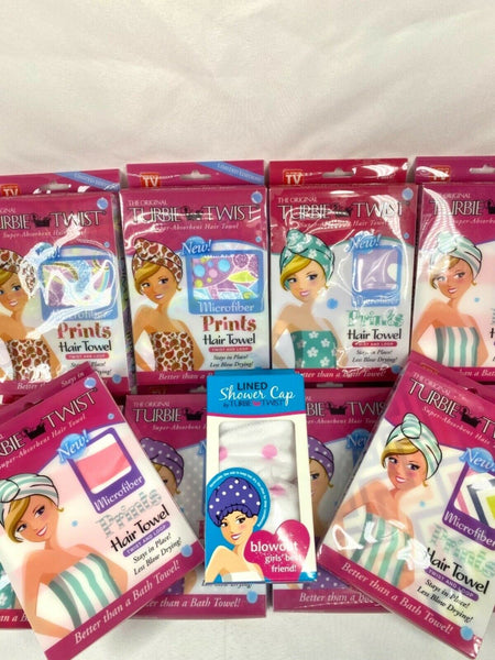 Turbie Twist Microfiber Hair Towel Cap YOU CHOOSE Buy More Save & Combine Ship