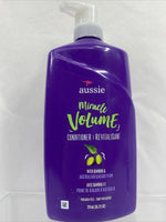 Aussie Miracle Volume With Plum And Bamboo, Paraben Free Conditioner, 26.2 Fl Oz