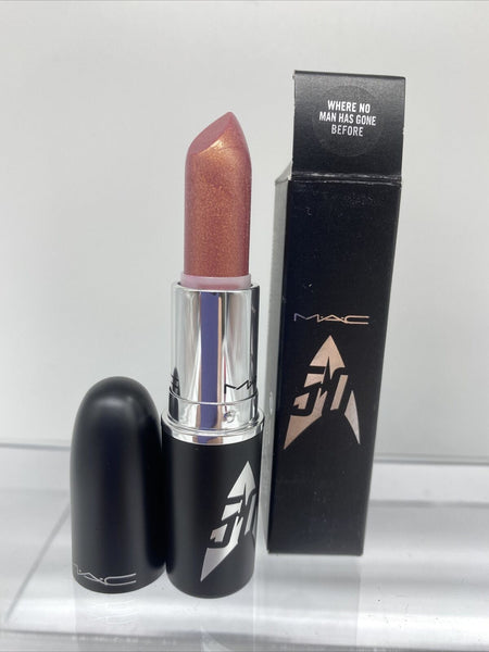 BNIB Mac Star Trek 50th Anniversary WHERE NO MAN HAS GONE BEFORE LIPSTICK W/rece