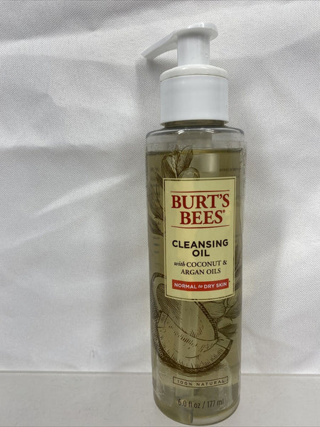 Burt's Bees Cleansing Oil with Coconut & Argan Cleanser 6oz