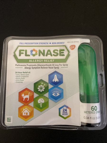 Flonase Allergy Relief Nasal 60 Metered Spray Non-Drowsy 4/21 COMBINE SHIPPING