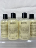 (4) Philosophy Purity Made Simple One Step Facial Cleanser 3in1 Face Eyes 8oz