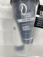 Water Bottle 4-In-1 Men's Grooming Kit Cedar & Sage Body Wash Lotion Sponge