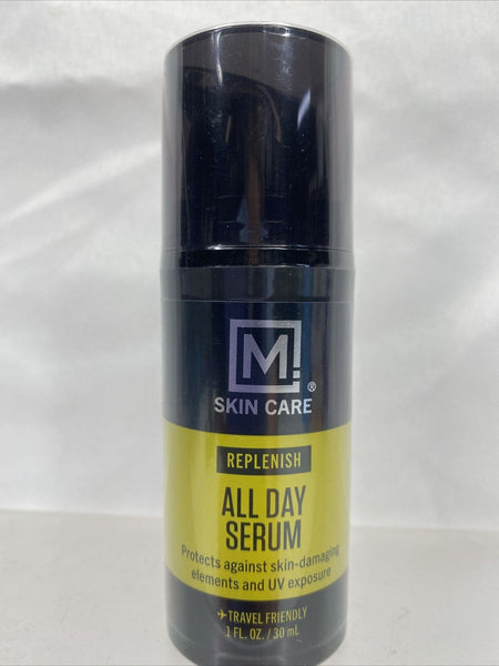 M. SkinCare Replenish All Day Facial Serum Men Antioxidant 1oz COMBINE SHIPP