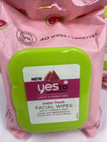 (6) Yes To Watermelon Light Hydration Super Fresh Facial Wipes Towelette 40ct