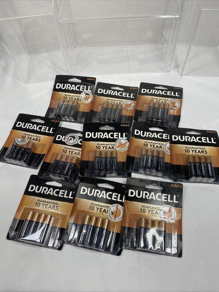 (88) Duracell CopperTop AAA Alkaline Batteries 11x 8 Packs New-Sealed Date 2028