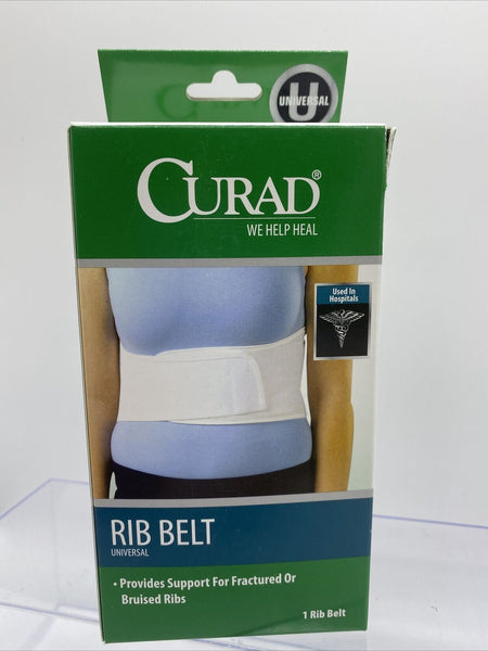 Curad Universal Rib Belt Supports Bruised Broken Ribs Quality Elastic 28-50”