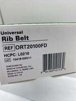 Curad Universal Rib Belt Supports Bruised Broken Ribs Quality Elastic 28-50”