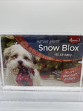 Adventa Personalized Snow Globe Blox Instant Shaker 4"x6" Custom Photo Frame