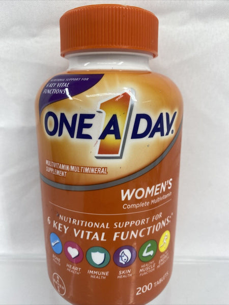 One A Day Women's Formula Complete Multivitamin & Mineral 200 Tablets 3/22