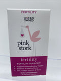 Pink Stork FERTILITY Natural Reproductive Support 60 Vegetarian Capsules 6/21+