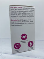 Pink Stork FERTILITY Natural Reproductive Support 60 Vegetarian Capsules 6/21+