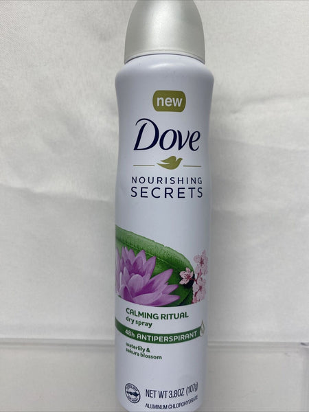 (5) Dove Nourishing Secrets Calming Waterlily  Antiperspirant Deodorant Spray
