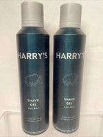 (2) Harry's Rich Lather Foaming Shave Gel with Aloe - 6.7 oz Mens