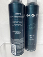 (2) Harry's Rich Lather Foaming Shave Gel with Aloe - 6.7 oz Mens