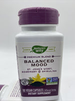 Nature’s Way Balanced Mood 420mg  90 Vegan Capsules each  2/22