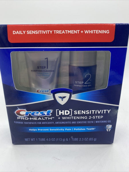 Crest Pro Health HD Sensitivity Treatment Toothpaste & Whitening 2 Step Gel JL21