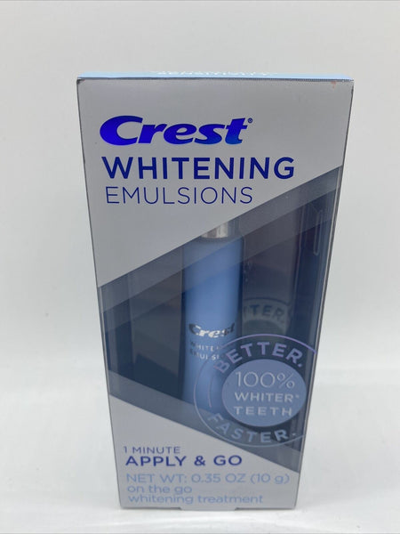 Crest Whitening Emulsions Leave on Whitening Treatment On Go Pen 6/22+