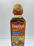 Vicks Dayquil Severe Honey Flavor Cold & Flu Pain Liquid 12FL Oz 12/21