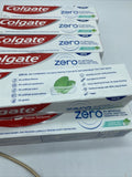 (7) Colgate Zero Toothpaste Clear Gel Peppermint 4.6 Oz Vegan All Natural 2022