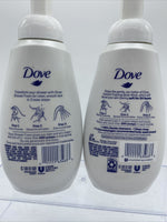 (2) Dove Instant Foaming Body wash Cucumber￼Green tea￼ Moisture Pump 13.5oz