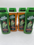 (4) Irish Spring Sage & Cedar  Men’s Crisp Clean  Body Wash  Shower Gel 18 OZ