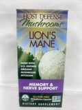 Host Defense Mushrooms Lion's Mane  & Nerve Support-60 Caps 1/24