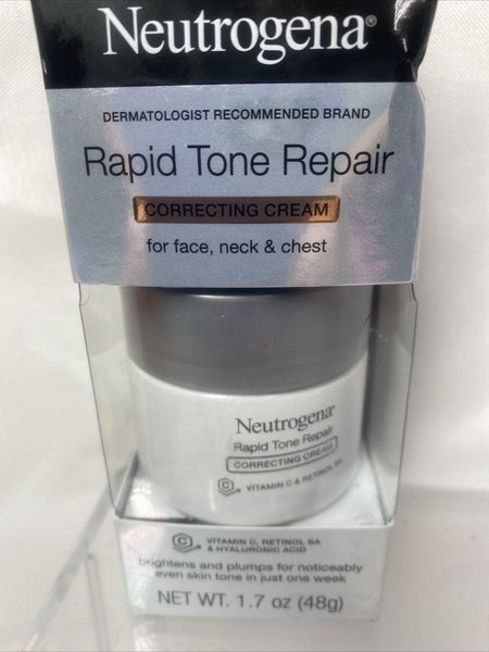 (a) Neutrogena Rapid Tone Repair Vitamin C Brightening Correcting Creme 1.7 oz