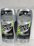 (2) NEW Speed Stick Stainguard Antiperspirant Deodorant Fresh Scent 2.7oz