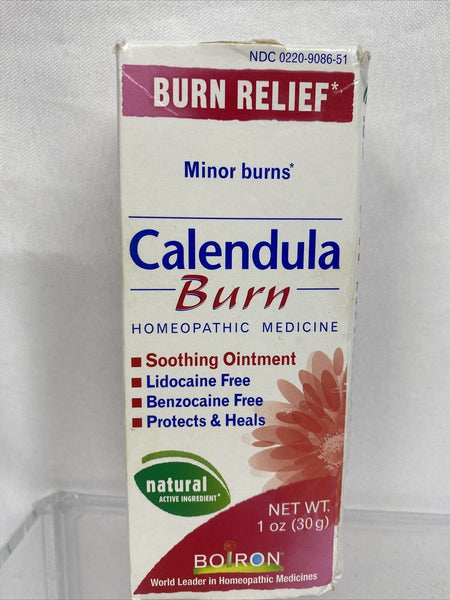 (2) Boiron Calendula Burn Relief Homeopathic Soothing Cream Lotion Gel 1 oz