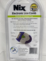 Nix Electronic Lice Comb Instantly Kills Lice Eggs and Removes From Hair