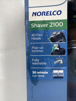 Philips Norelco Cordless Shaver 2100 S1111/81 4D Flex Heads Pop Up Trimmer