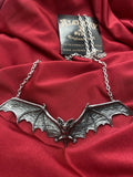 Alchemy England Gothic P121 Gothic Bat Pendant Wing Necklace IN HAND