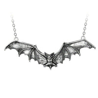 Alchemy England Gothic P121 Gothic Bat Pendant Wing Necklace IN HAND