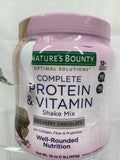 Complete Protein & Vitamin Shake Mix by Nature's Bounty Chocolate 6/22