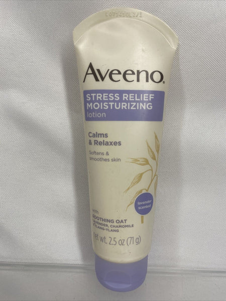 AVEENO Stress Relief Moisturizing Lotion  Calms & Relaxes  2.5 OZ