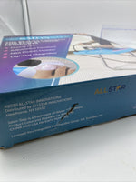 Beauty Footrest Easy At-Home Pedicure Adjustable Foot Rest Kit Light Fan Magnify