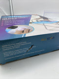 Beauty Footrest Easy At-Home Pedicure Adjustable Foot Rest Kit Light Fan Magnify