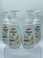 (4) Dove Instant Foaming Body wash Soothing Care Calendula Oils Pump 13.5oz