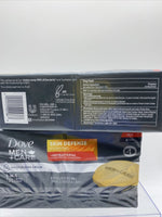 (2) DOVE MEN + CARE SkinDefense Hydrating Antibacterial Body Soap Bars 6 Pack
