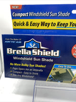 Brella Shield- Foldable Sun Shade, 4.13" L X 13.58" W Windshield Shade Reflect