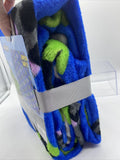 Minecraft Plush Travel Blanket 45"x 55" Kids Throw Soft Comfy Blue