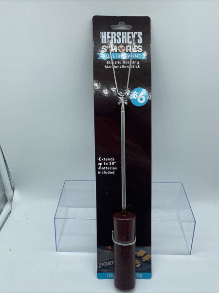 Hershey's S'Mores Roasting Wand Electric Rotating Marshmallow Stick Camp Fire