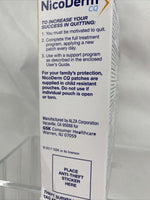 NicoDerm CQ Nicotine Patch Transdermal System Step 1 21mg 14CT 8/23