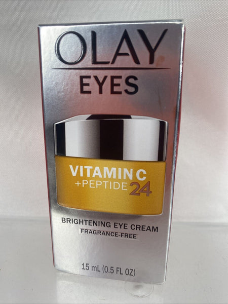 Olay Eyes Vitamin C +Peptides 24 Brightening Creme Serum 1.3oz Fragrance Free