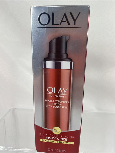 Olay Regenerist Micro-Sculpting Creme Moisturizer SPF 30 Sunscreen ￼1.7OZ 2/23