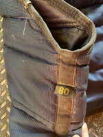Schneiders Adjusta-Fit Tekno Quilt Leg Strap Horse Stable Blanket Heavy Weigh 80